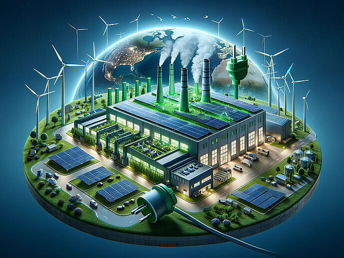 CO2-Neutrale Fabrik 2024 - Headergrafik